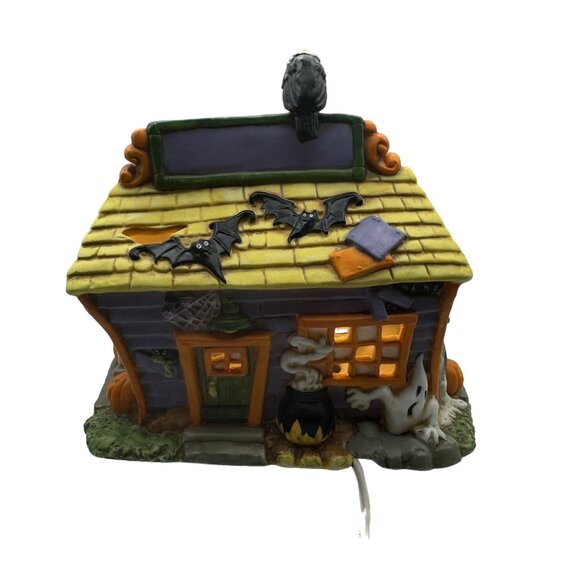 Midwest Of Cannon Falls Creepy Hollow Lighted Eerie Eatery Halloween Village Dec - Picture 5 of 6